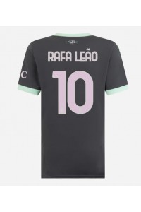 Fotbalové Dres AC Milan Rafael Leao #10 Dámské Třetí Oblečení 2024-25 Krátký Rukáv